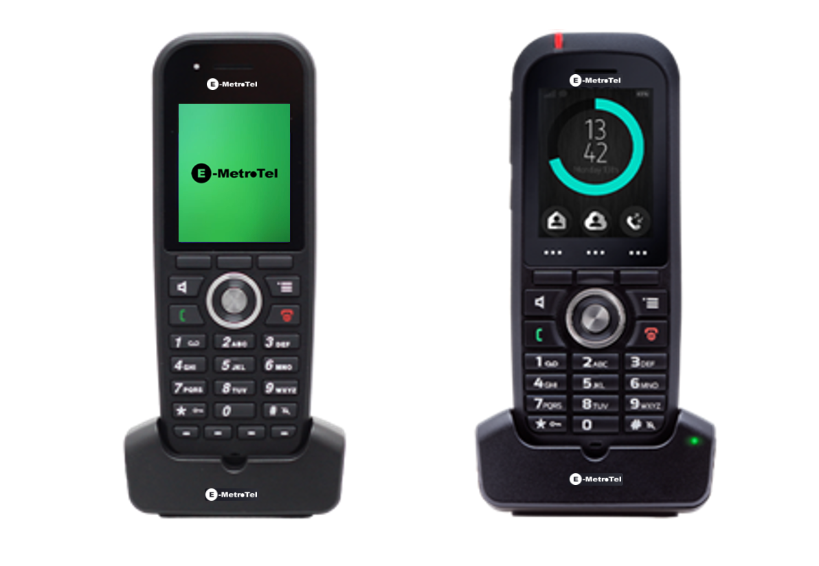 E-MetroTel DECT phones