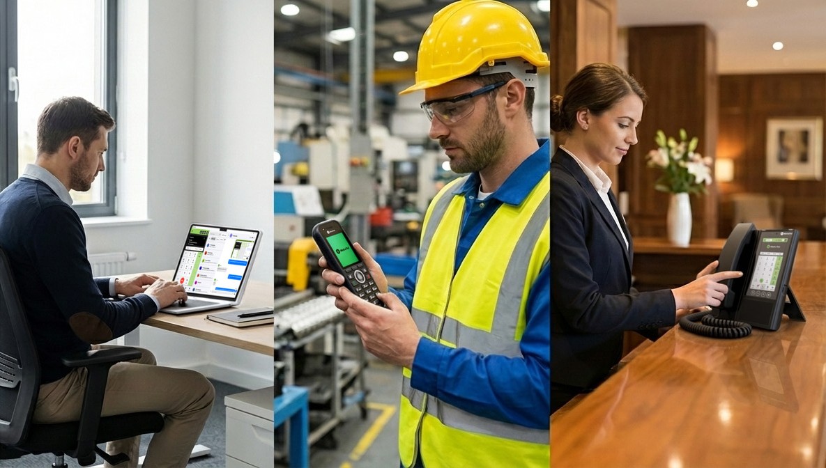 E-MetroTel phones for vertical industries