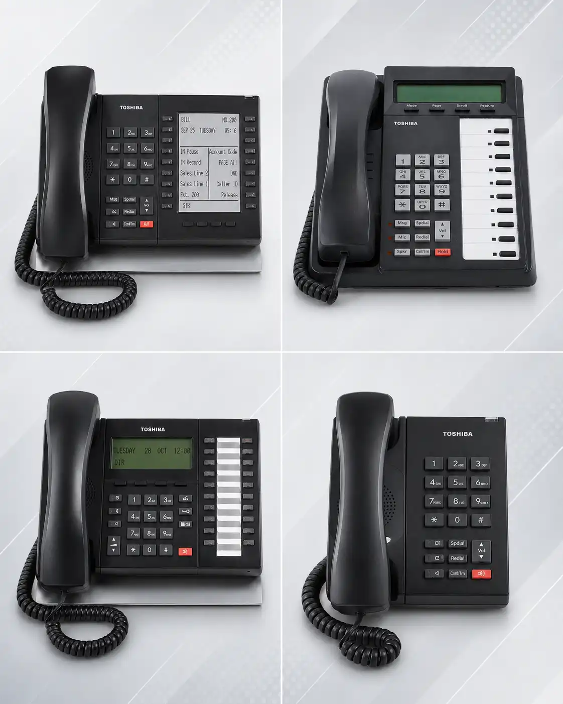 Existing Toshiba phones and wiring supported by E-MetroTel Green Migration