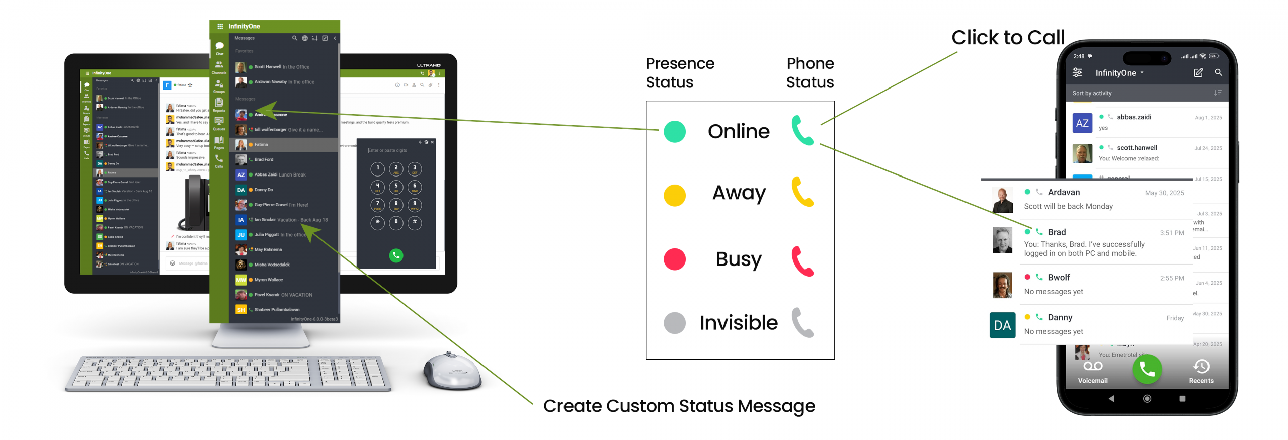 Infinity Web Client Features