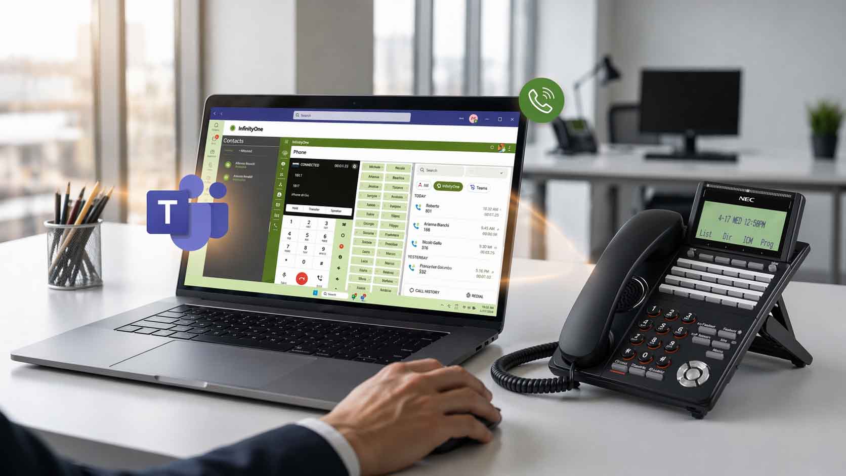 E-MetroTel Microsoft Teams integration with business calling