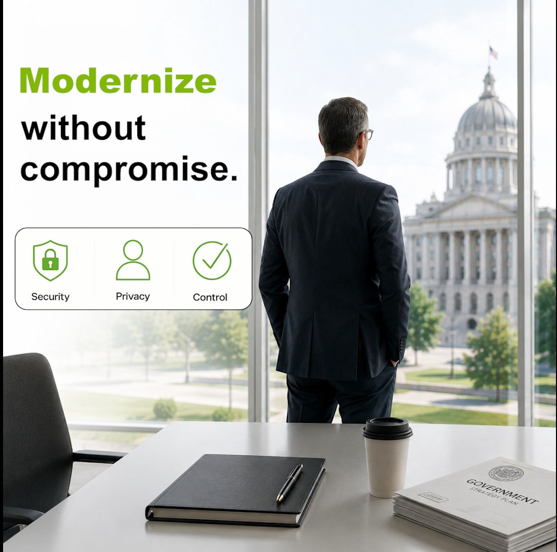 Secure government communication access and data protection