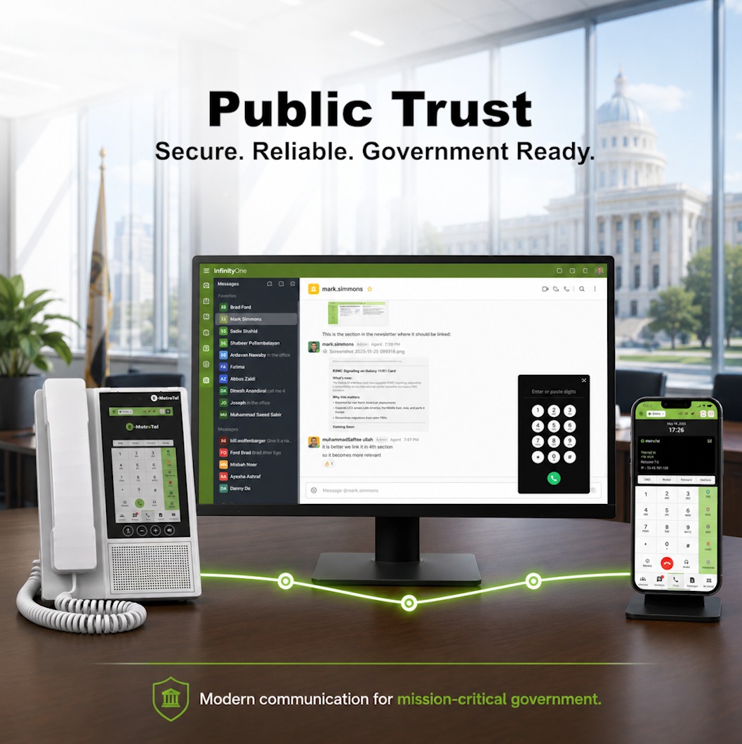 E-MetroTel public sector communication solutions