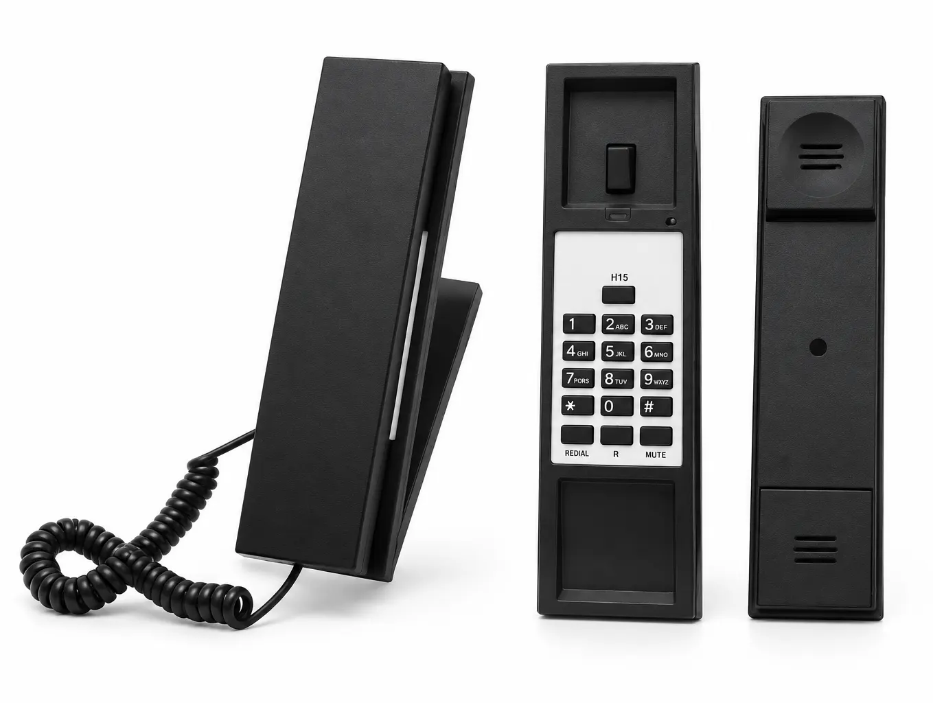 Infinity H15 wall or desk mountable corded hotel phone