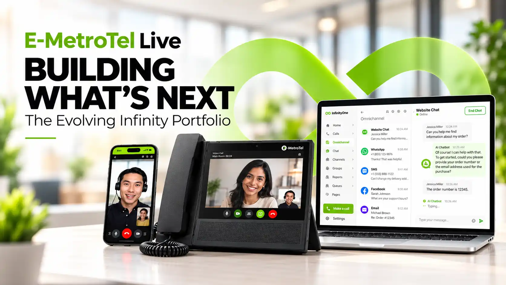 Upcoming E-MetroTel webinar about Infinity business phone systems