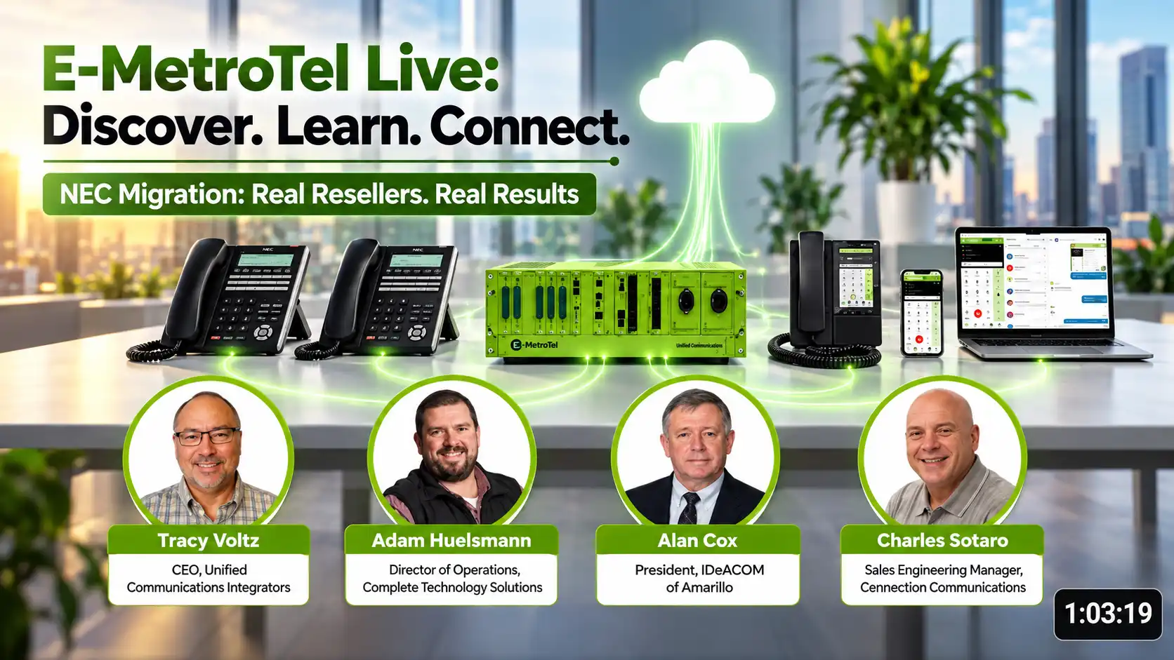 E-MetroTel webinar on NEC phone system replacement and upgrade