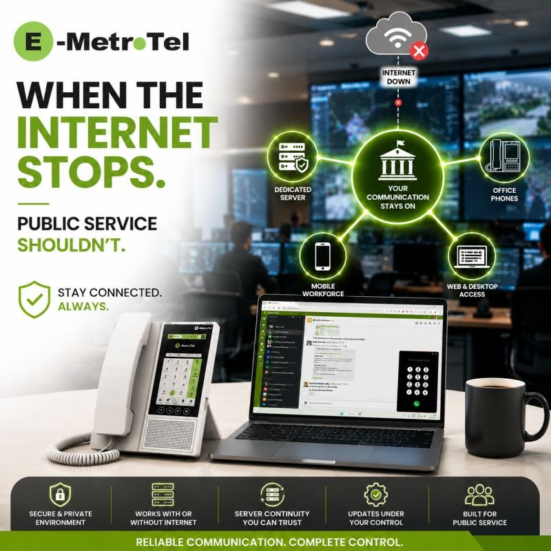 Government communications continuity during disruptions